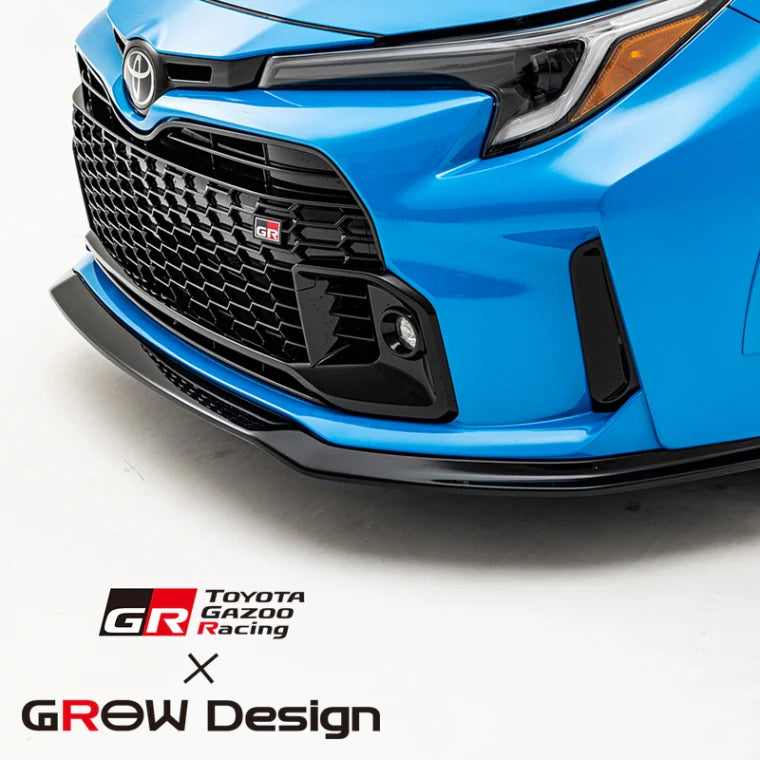GR Carolla GR TOYOTA Gazoo Racing × GROW Design Front air dam/lip/diffuser 2023-2024